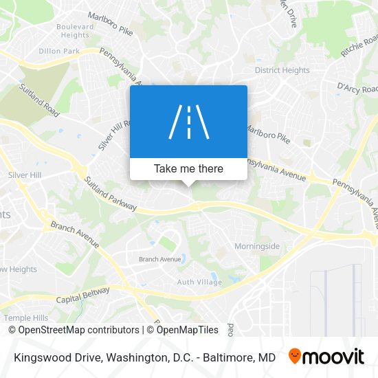 Mapa de Kingswood Drive