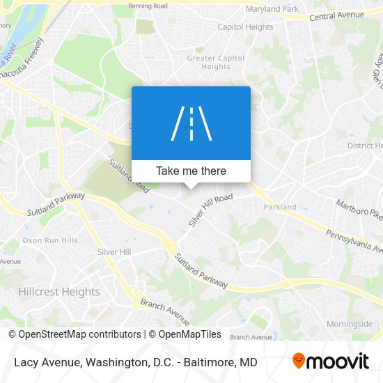 Lacy Avenue map