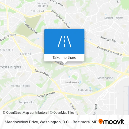 Meadowview Drive map