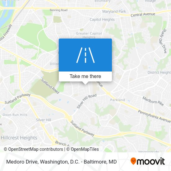 Medoro Drive map
