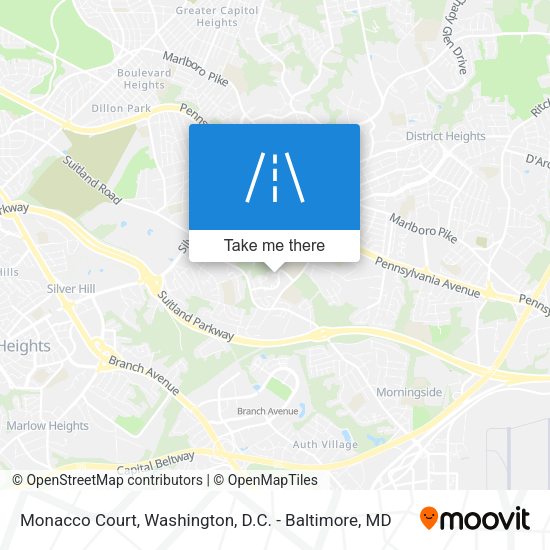 Mapa de Monacco Court