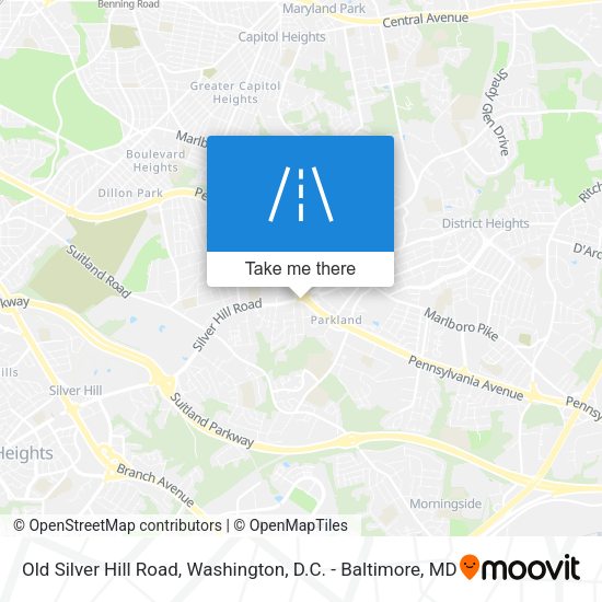 Mapa de Old Silver Hill Road