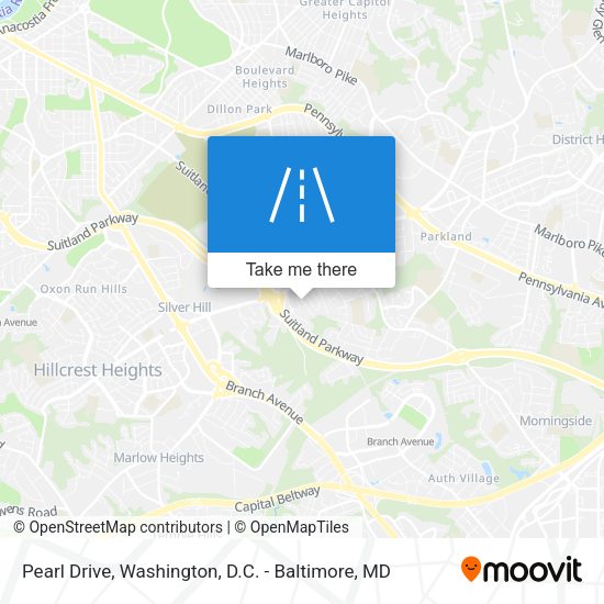 Pearl Drive map