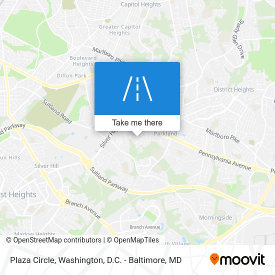 Mapa de Plaza Circle
