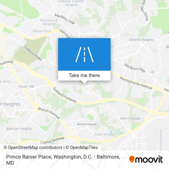 Mapa de Prince Ranier Place