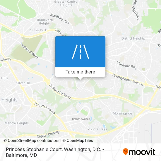 Princess Stephanie Court map