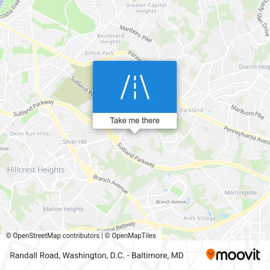 Randall Road map