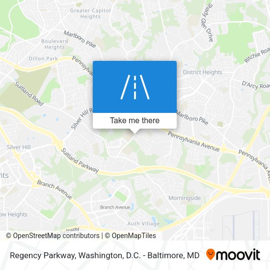 Regency Parkway map
