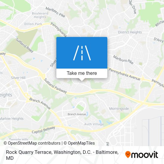 Mapa de Rock Quarry Terrace