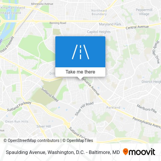 Mapa de Spaulding Avenue