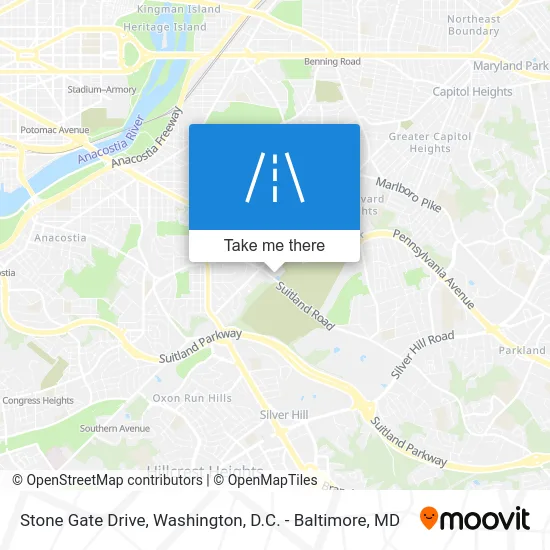 Stone Gate Drive map