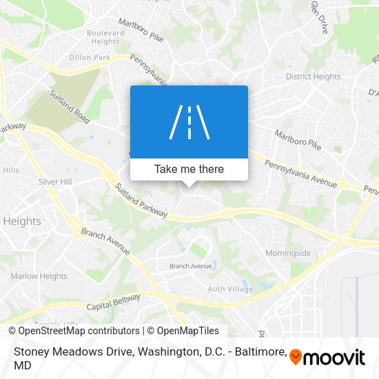 Mapa de Stoney Meadows Drive