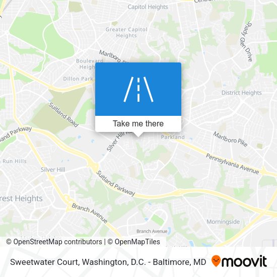 Mapa de Sweetwater Court