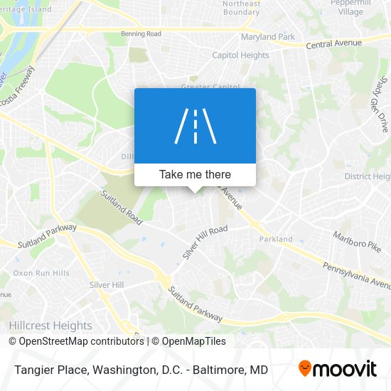 Tangier Place map