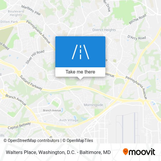 Mapa de Walters Place