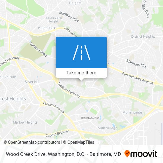 Wood Creek Drive map