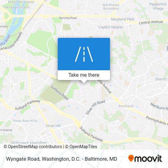 Mapa de Wyngate Road