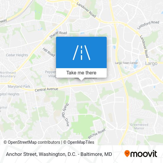 Anchor Street map