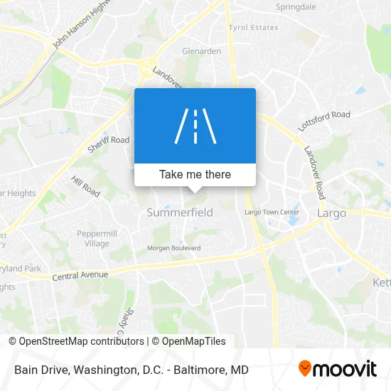 Bain Drive map