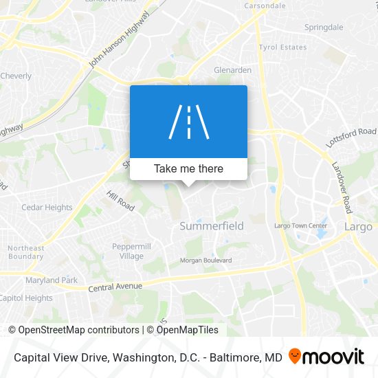 Capital View Drive map