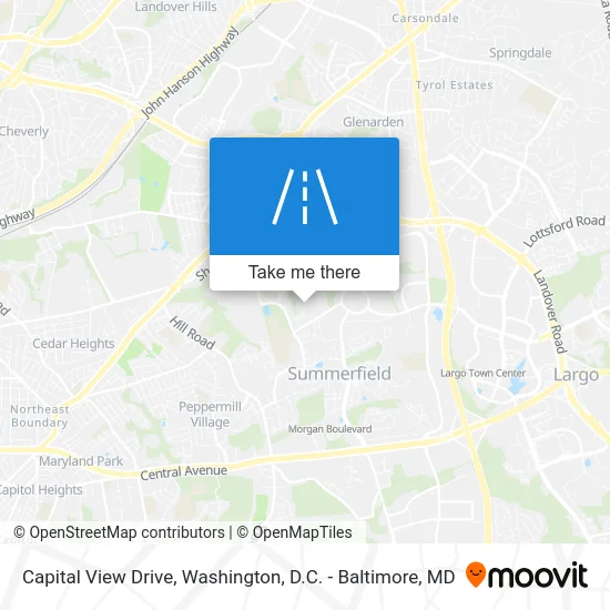Capital View Drive map
