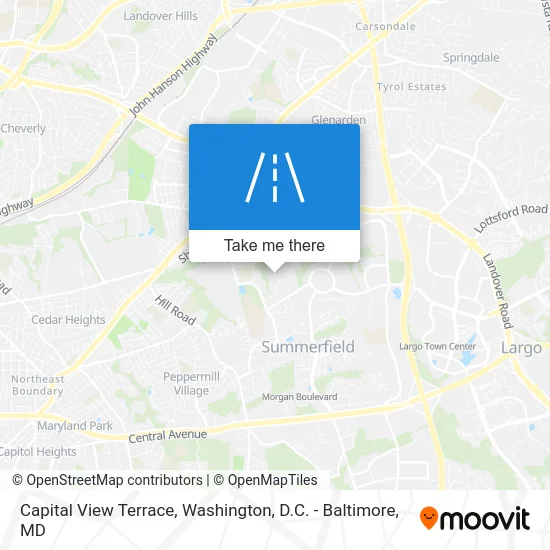Capital View Terrace map