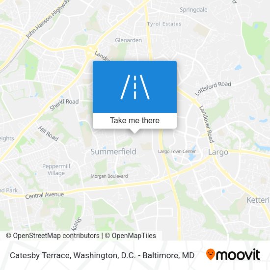 Mapa de Catesby Terrace