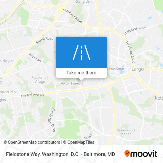 Fieldstone Way map