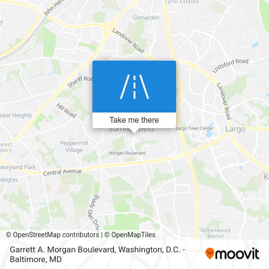 Garrett A. Morgan Boulevard map