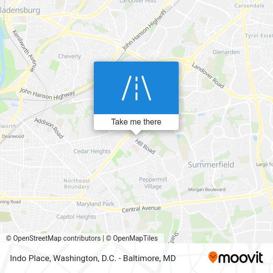 Indo Place map