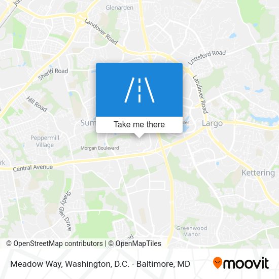 Mapa de Meadow Way