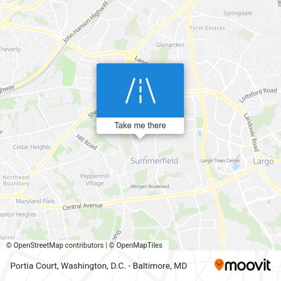 Portia Court map