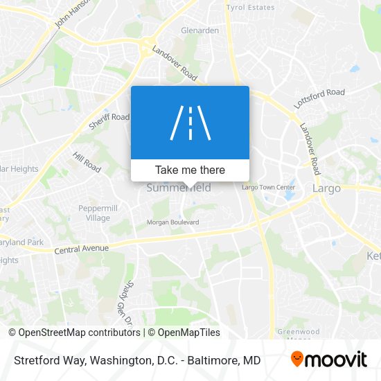 Stretford Way map