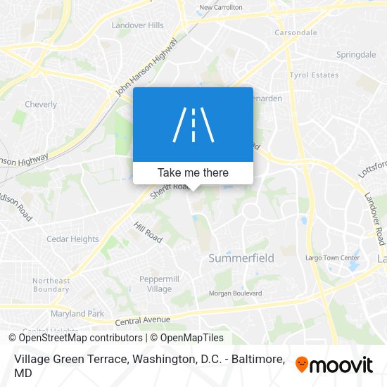Village Green Terrace map
