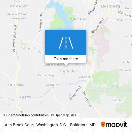 Mapa de Ash Brook Court