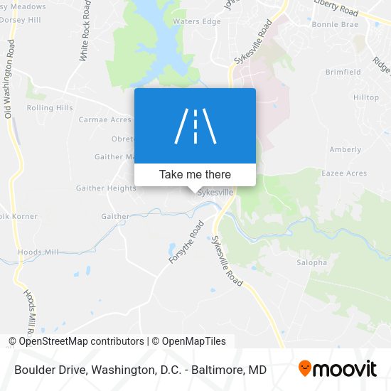 Mapa de Boulder Drive
