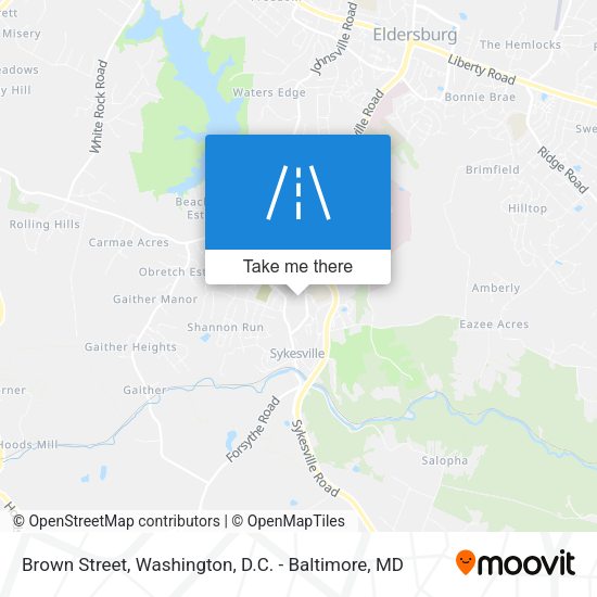 Mapa de Brown Street