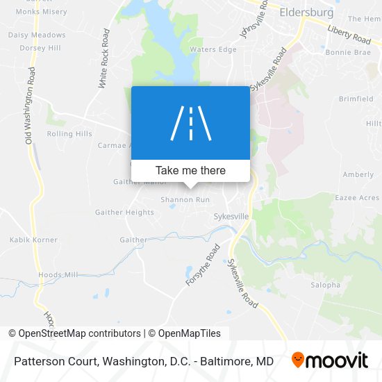 Mapa de Patterson Court