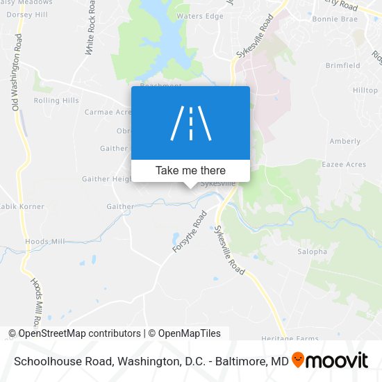 Mapa de Schoolhouse Road