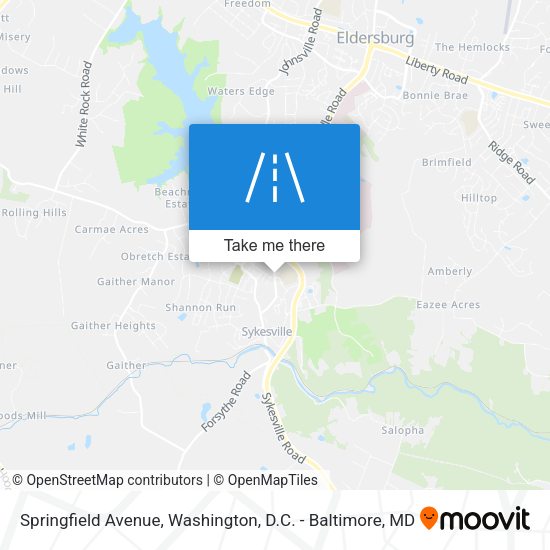 Springfield Avenue map