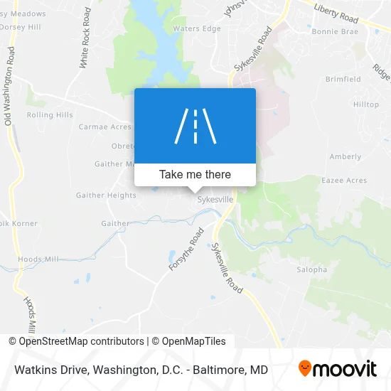 Watkins Drive map