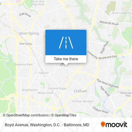 Boyd Avenue map