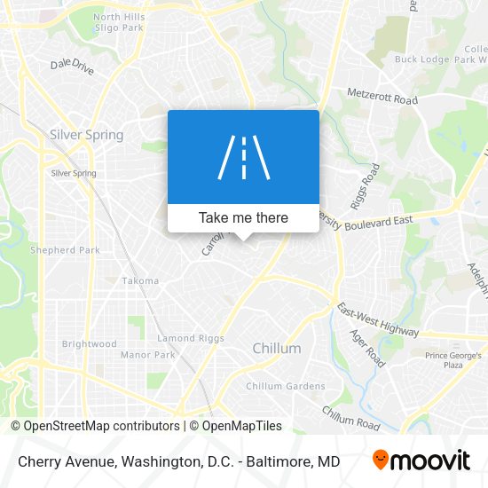 Mapa de Cherry Avenue