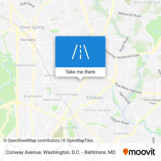 Conway Avenue map