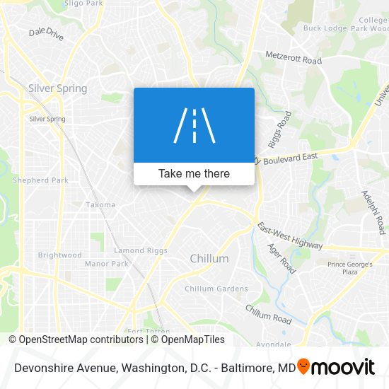 Mapa de Devonshire Avenue