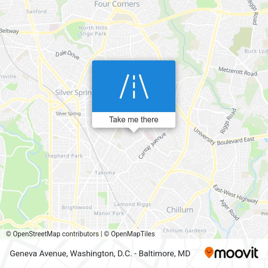 Geneva Avenue map