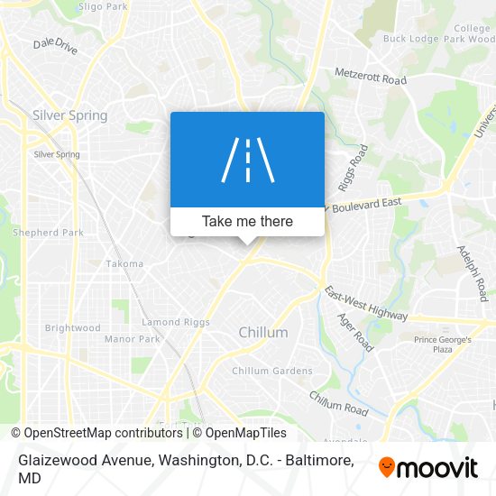 Glaizewood Avenue map