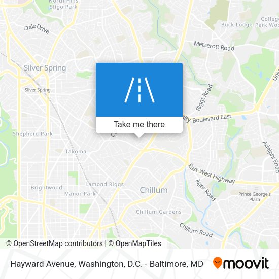 Hayward Avenue map