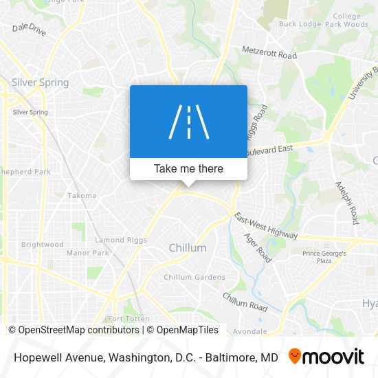 Hopewell Avenue map