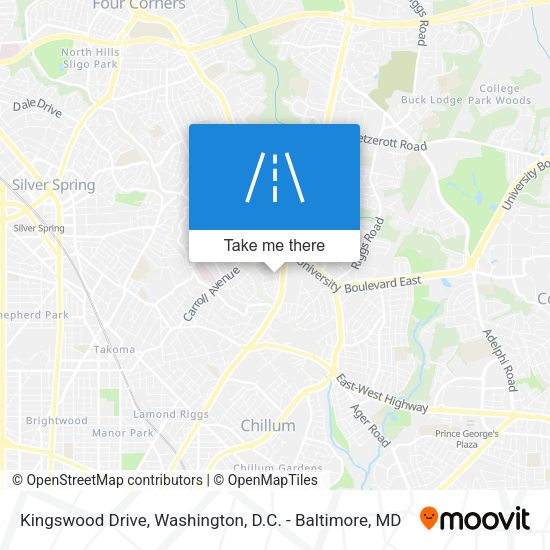 Kingswood Drive map